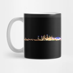 Toronto Skyline At Night From Centre Island Mug